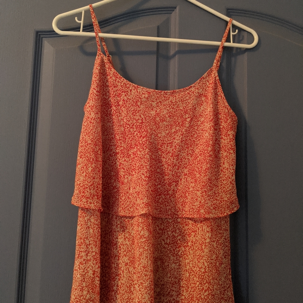 Red Speckle Cami Blouse